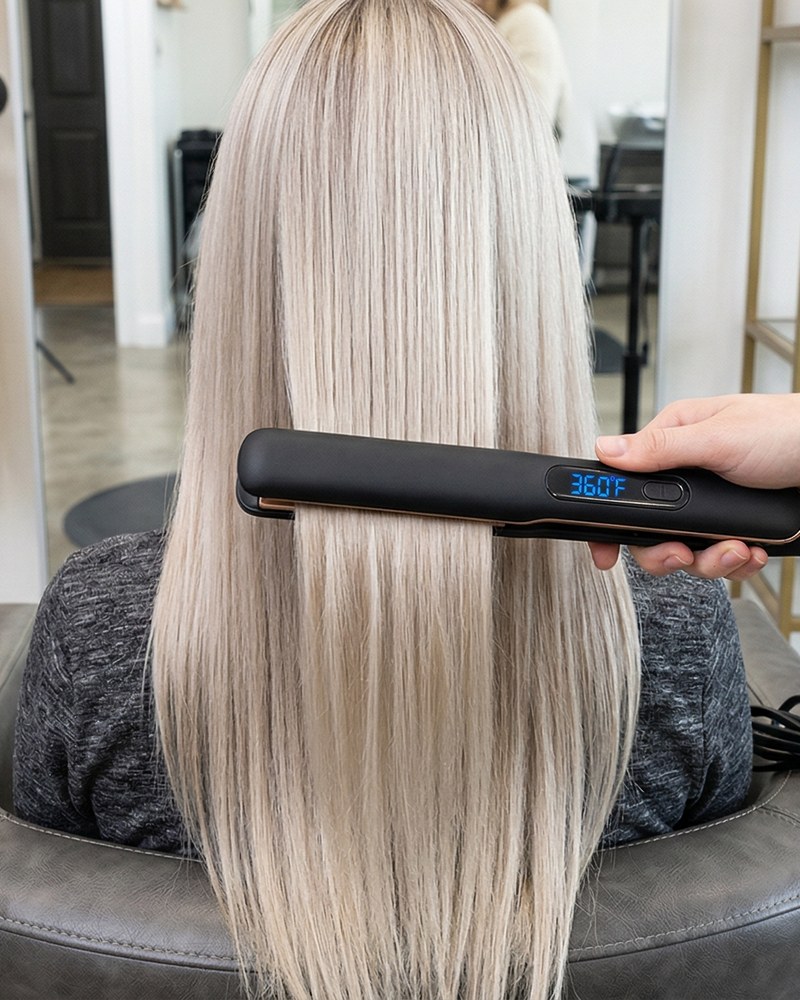 Hair after WYWA Lux straightener